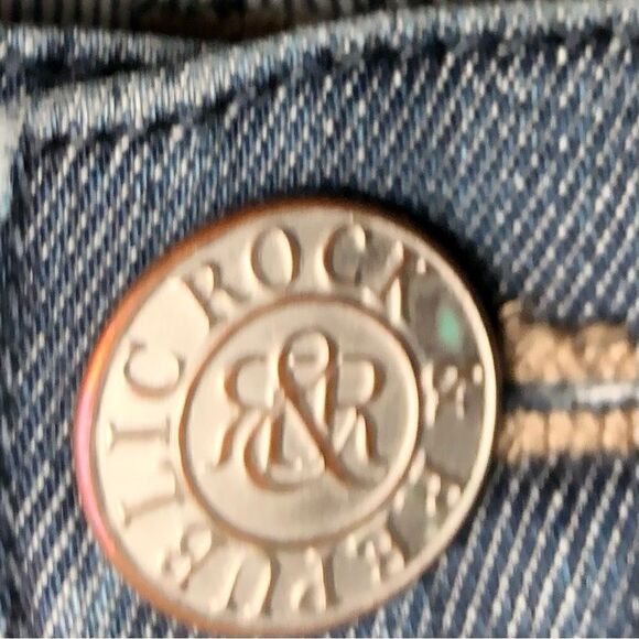 Rock & Republic Berlin Mid Rise Skinny Jeans in Distressed Blue Wash Women’s 6 - Picture 7 of 12